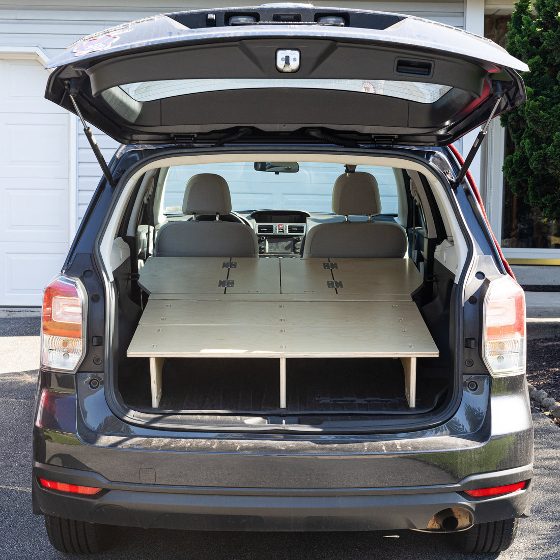 How to Sleep Comfortably in a Subaru Forester (The Sleeping Platform That Actually Works)