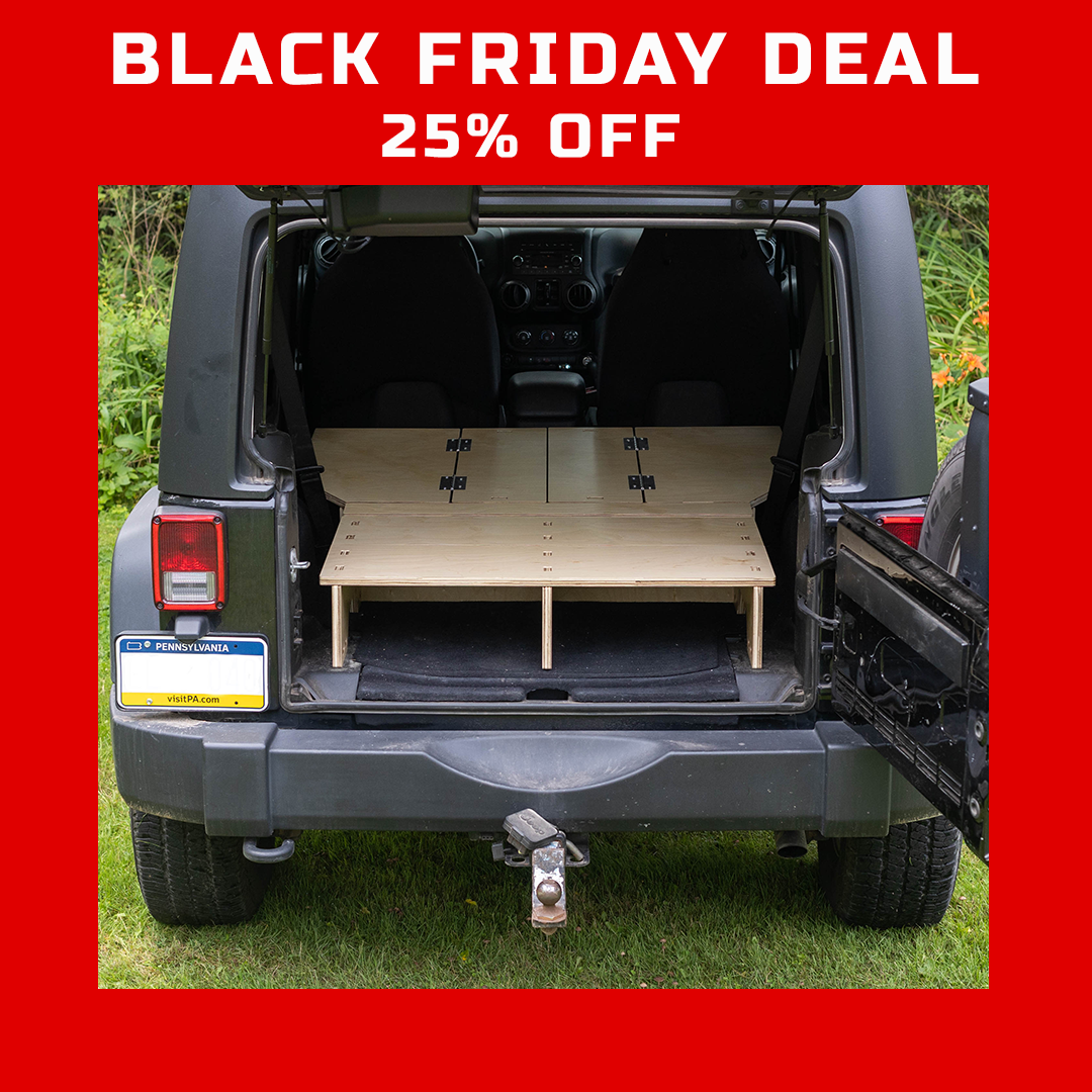 Jeep Wrangler Unlimited Sleeping Platform