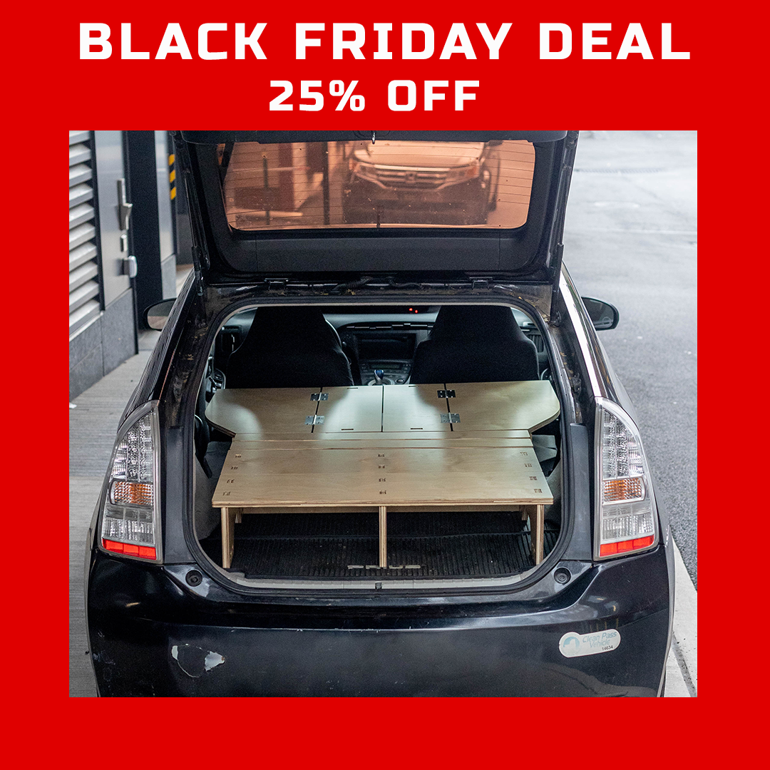 Toyota Prius Sleeping Platform